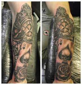 Custom Sleeve Tattoo Tattoo Artist Paul Butler Tattooing in size 1161 X 1200