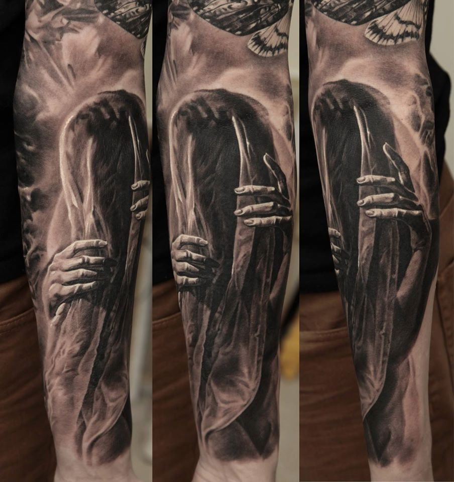 Dark Full Sleeve Dmitriy Samohin Design Of Tattoosdesign Of Tattoos with regard to measurements 904 X 960