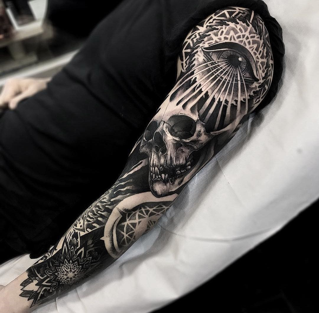 Dark Sleeve Dark Mandala And Tattoo pertaining to size 1080 X 1062