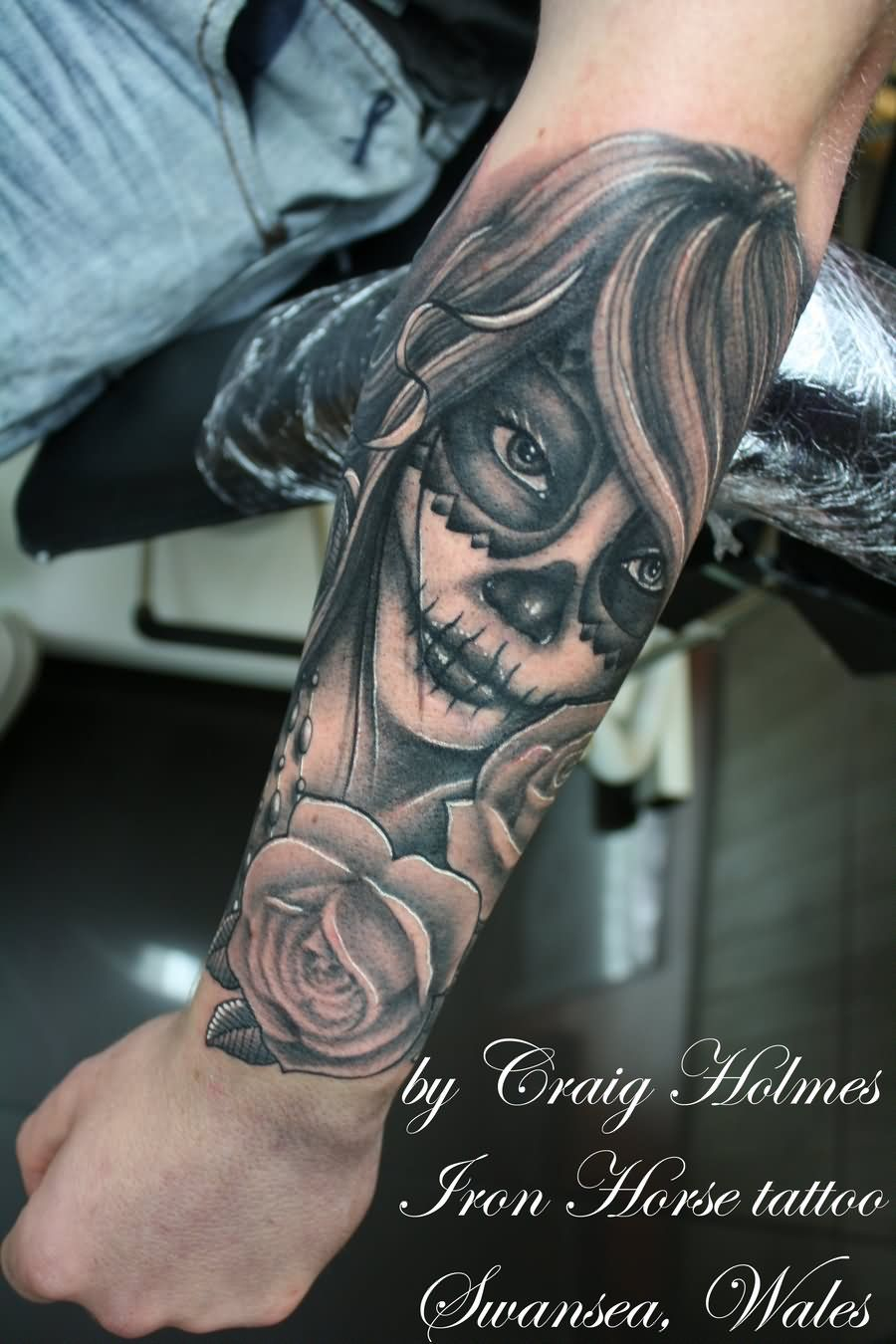 Day Of The Dead Tattoo Sleeve Ideas Google Search Sleeve regarding sizing 900 X 1350