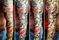 Dc Comics Tattoo Sleeve Google Search Tattoo Inspirations pertaining to size 1200 X 1200