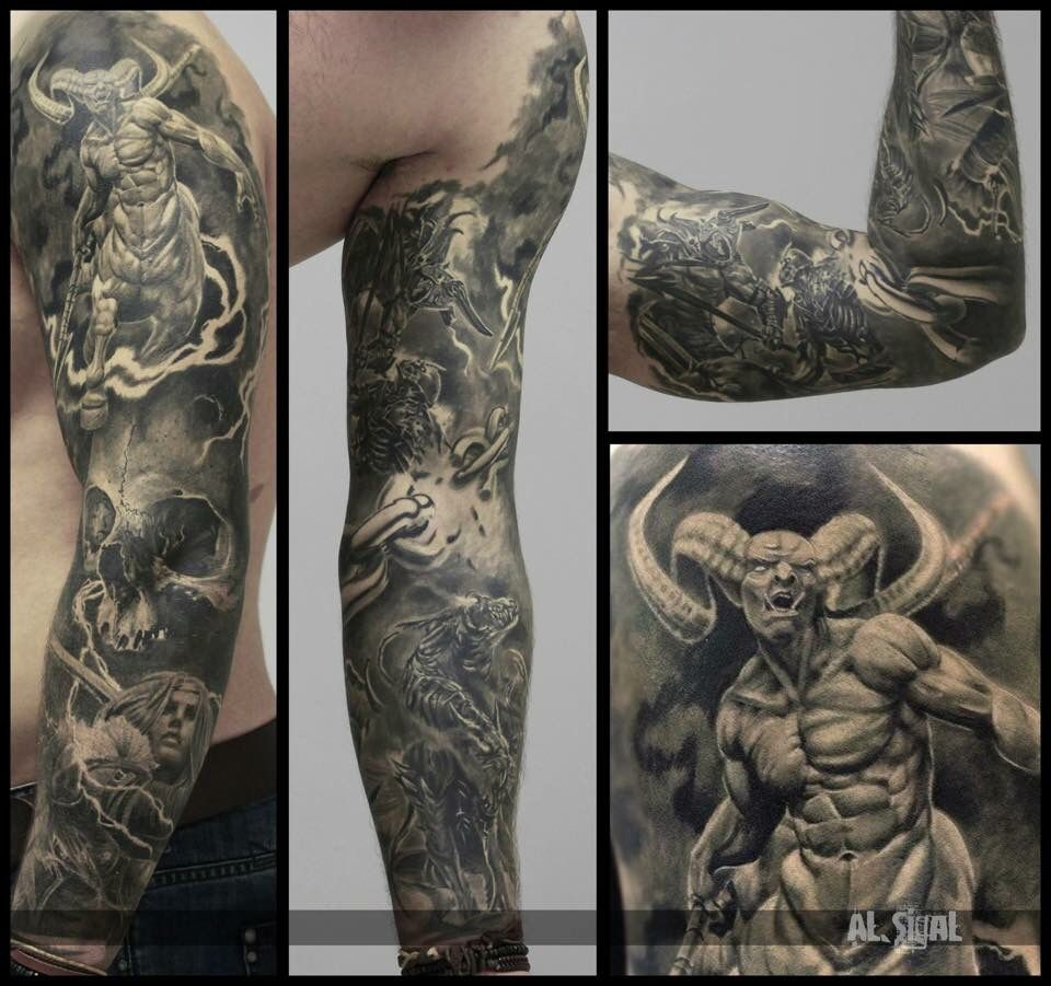 Demon Tattoo Tom Hatch Pinte inside size 960 X 901
