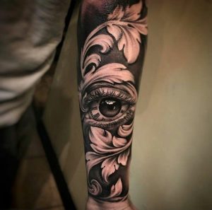 Detailed Sleeve Tattoo Designs Unique Skull And Brain Flower Tattoo with sizing 1440 X 1426