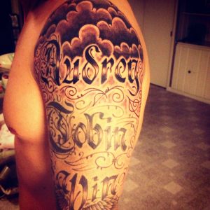 Download Arm Tattoo Kids Names Danesharacmc throughout size 2448 X 2448