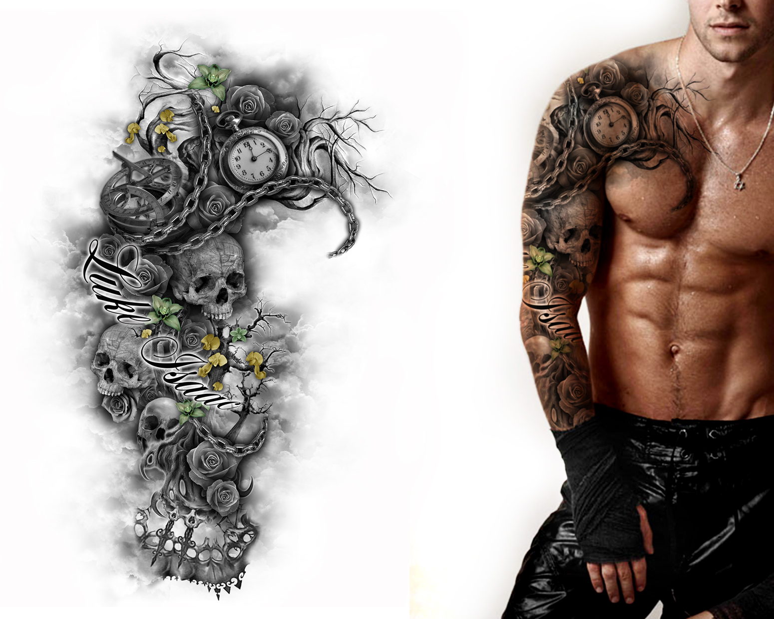 Download Design Your Own Tattoo Sleeve Danesharacmc intended for sizing 1550 X 1240