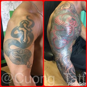 Dragon 34 Sleeve Japanese Style Cover Up Tattoo Tattoos with regard to size 2048 X 2048