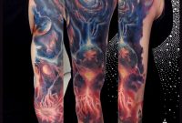 Dying Galaxy Tatoo Sleeve Agat Artemji Best Tattoo Ideas Gallery inside measurements 843 X 1200