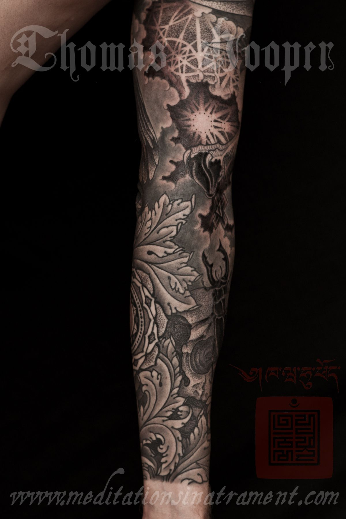 Eagle And Acanthus Leaf Sleeve Tattoo Thomas Hooper Nyc August with proportions 1200 X 1800