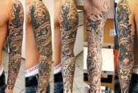 Eminem Song Full Sleeve Tattoo Gettattoo On Deviantart regarding proportions 1055 X 757