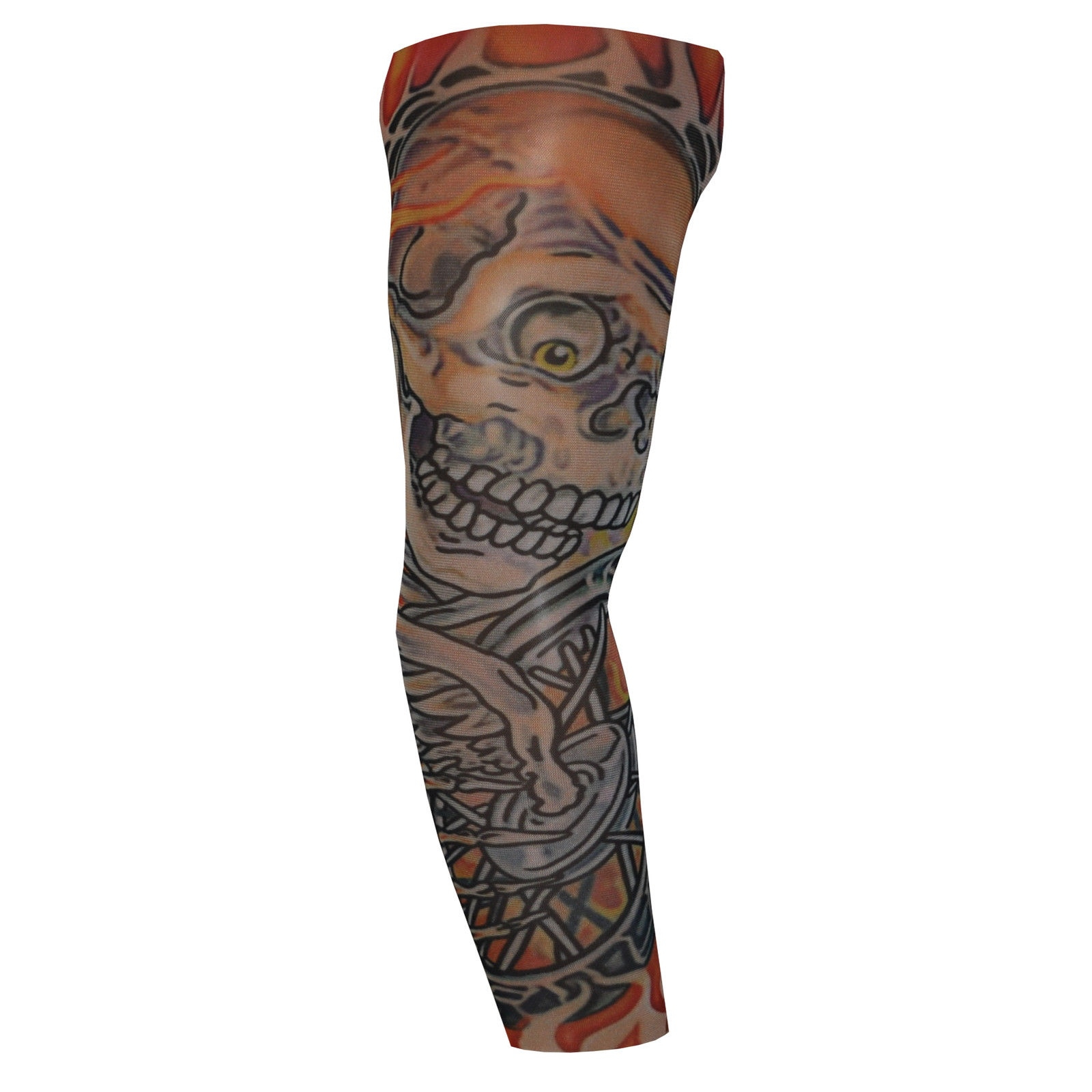 Fake Tattoo Sleeve Cloth Arm Design Hell Biker T54 9559994444440 with regard to size 1600 X 1600