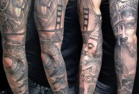 Famous Landmarks Sleeve Tattoo Gregoriokun On Deviantart in size 894 X 894