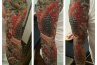 Finished 2 Koi Carp Cover Up Tattoo Sleeve Liverpool Irish St Tattoo with regard to dimensions 1500 X 1500