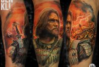 Fire Battle Warrior Tattoo Best Tattoo Ideas Gallery intended for dimensions 1080 X 1080