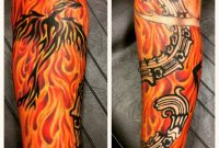 Fire Phoenix Tattoo Sleeve Inkcaptain On Deviantart pertaining to proportions 1024 X 1024