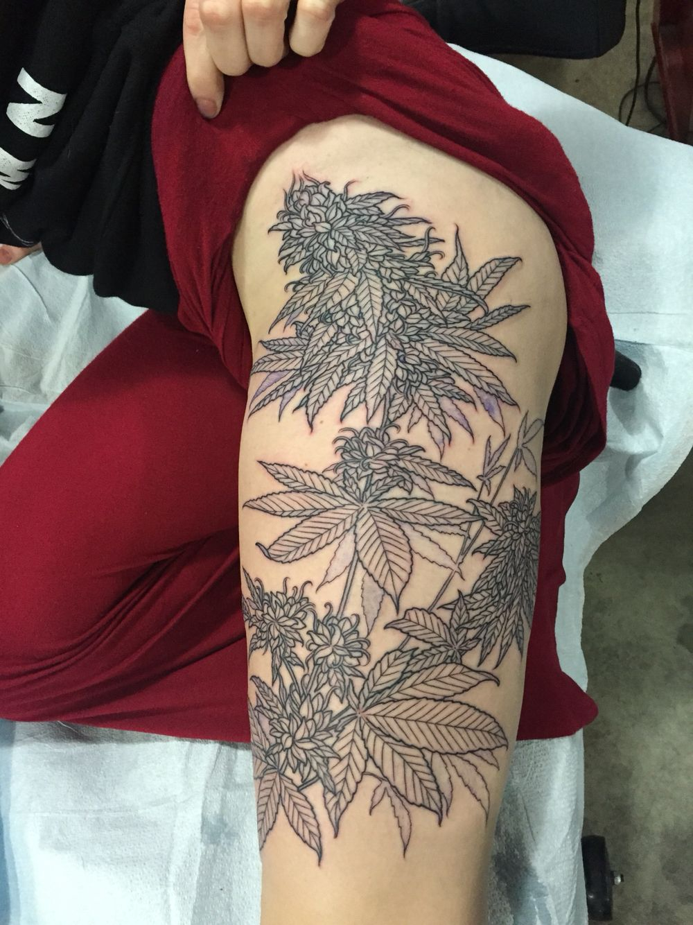 Marijuana Tattoo Sleeves • Half Sleeve Tattoo Site.