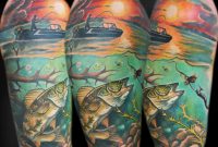 Fishing Half Sleeve Brandon Heffron Tattoonow intended for dimensions 1000 X 800