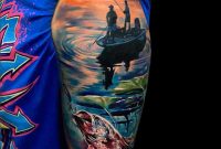 Fishing Sleeve Tattoo Venice Tattoo Art Designs within sizing 1080 X 1086