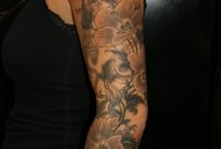 Floral Full Sleeve Tattoo Cool Tattoos Bonbaden throughout measurements 2304 X 3456
