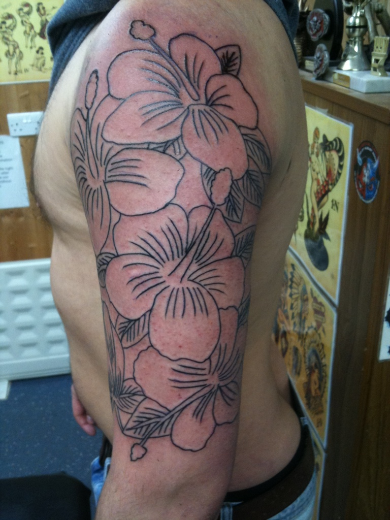 Flower Half Sleeve Tattoos Designs Tattoos Designs Ideas for dimensions 768 X 1024
