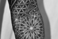 Flower Of Life Sacred Geometry Dot Work Mandala Sleeve Sacred with regard to proportions 1830 X 4288