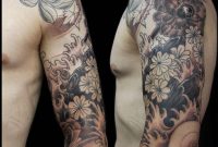 Flower Tattoo Sleeve For Men Flower Tattoos For Men Get Rotem intended for proportions 1925 X 2200