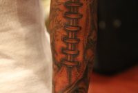Football Stitching Tattoo Andre Johnson Johnson80 Of The Houston for measurements 1024 X 1536