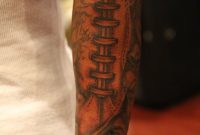 Football Stitching Tattoo Andre Johnson Johnson80 Of The Houston inside proportions 1024 X 1536