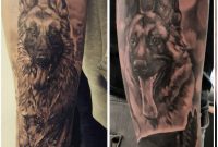 Forearm Half Sleeve Of My German Shepherd Wolfy Lincoln intended for dimensions 2896 X 2896