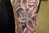 Fotos Full Lily Orchid Sleeve Tattoo 25 Full Sleeve Tattoo Designs with size 900 X 1447