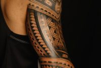 Full Back Sleeve Cool Samoan Polynesian Tribal Tattoo Golfian within size 1066 X 1503