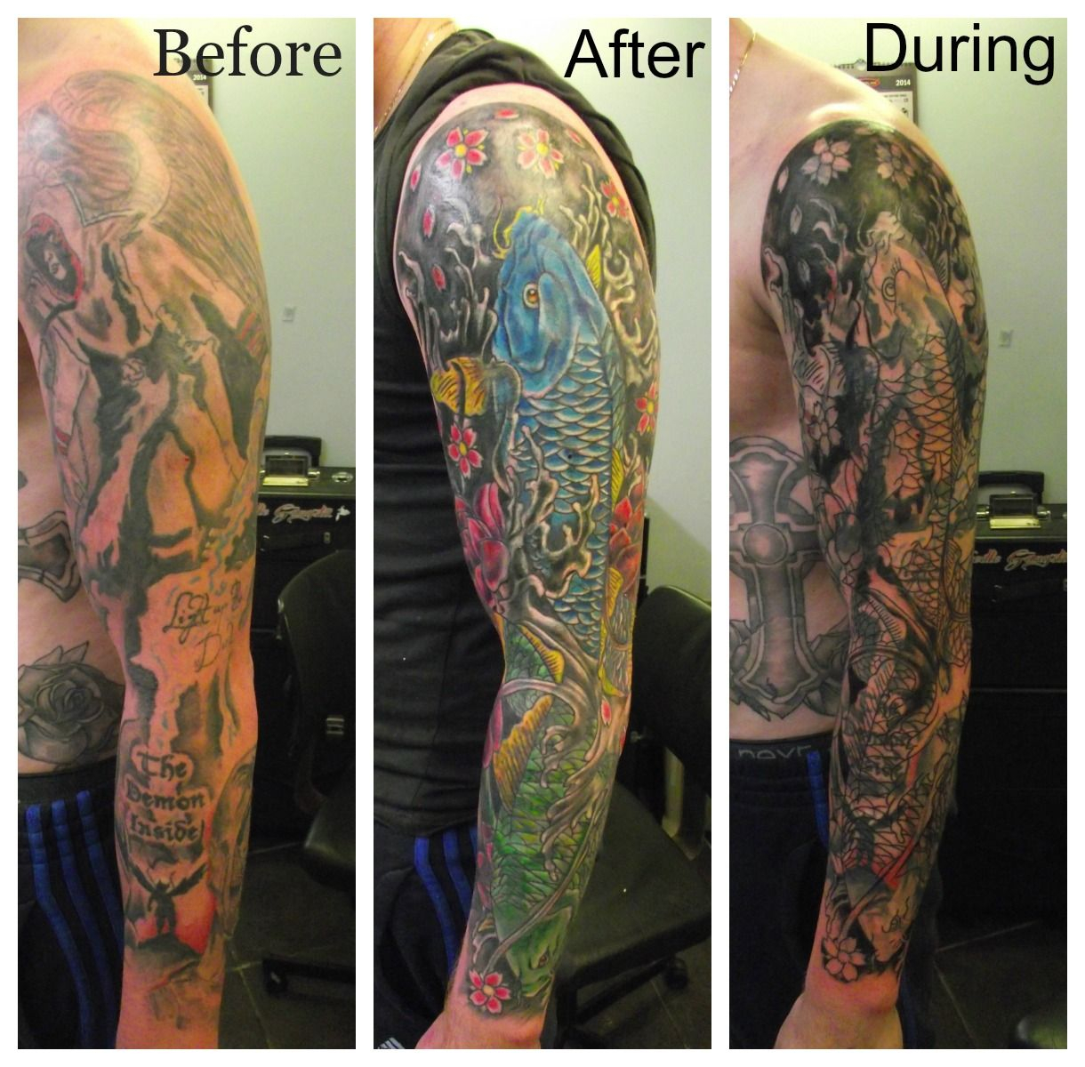 Full Sleeve Cover Up Paul Butler Birmingham Tattoo Artist for proportions 1220 X 1200