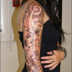 Full Sleeve Flowers Tattoos For Girls Tattoo Ideas throughout proportions 1500 X 1500