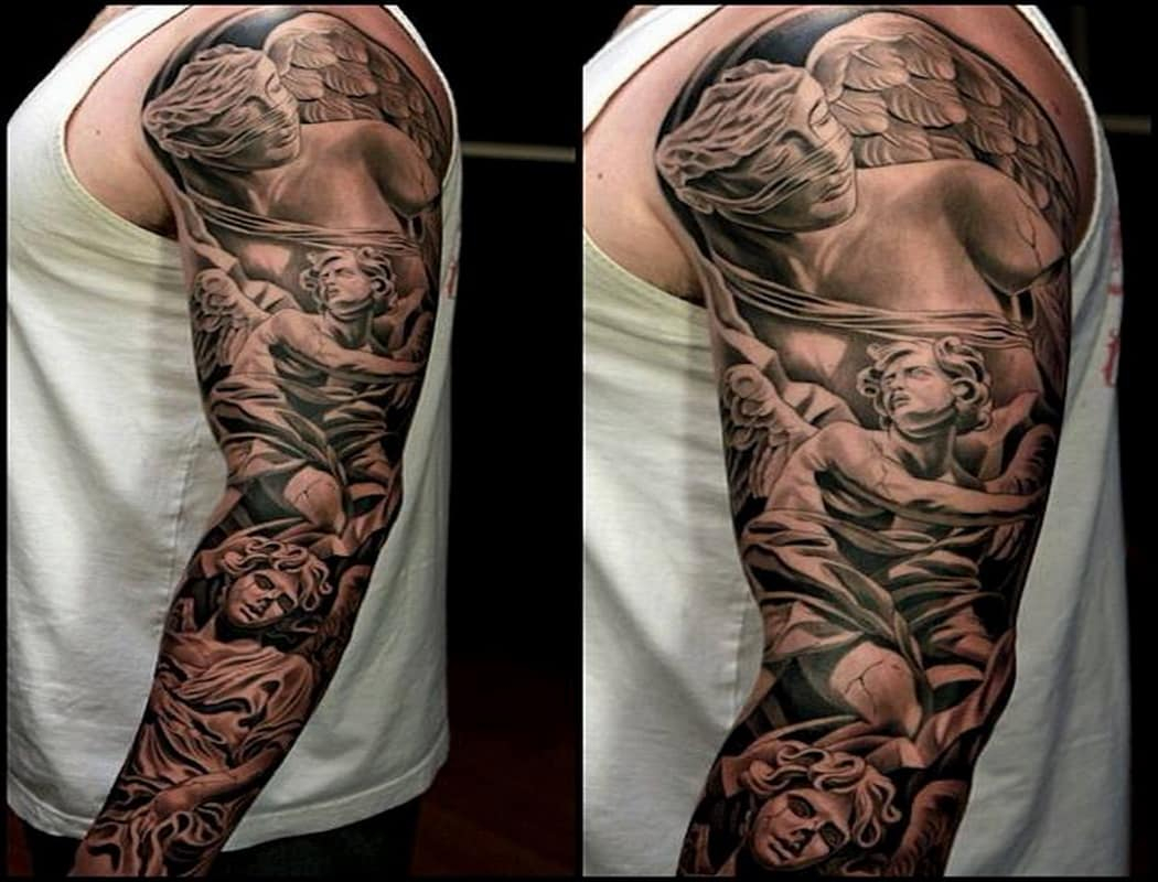 Full Sleeve Tattoos Inkdoneright intended for measurements 1050 X 800