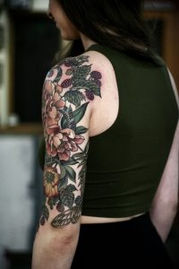 Garden Half Sleeve Ive Been Working On Since September On Makenzie with regard to dimensions 1280 X 1920
