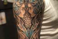 Gemini Twins Half Sleeve Props To Joseph Realubit Awaken Tattoo pertaining to sizing 3024 X 4032