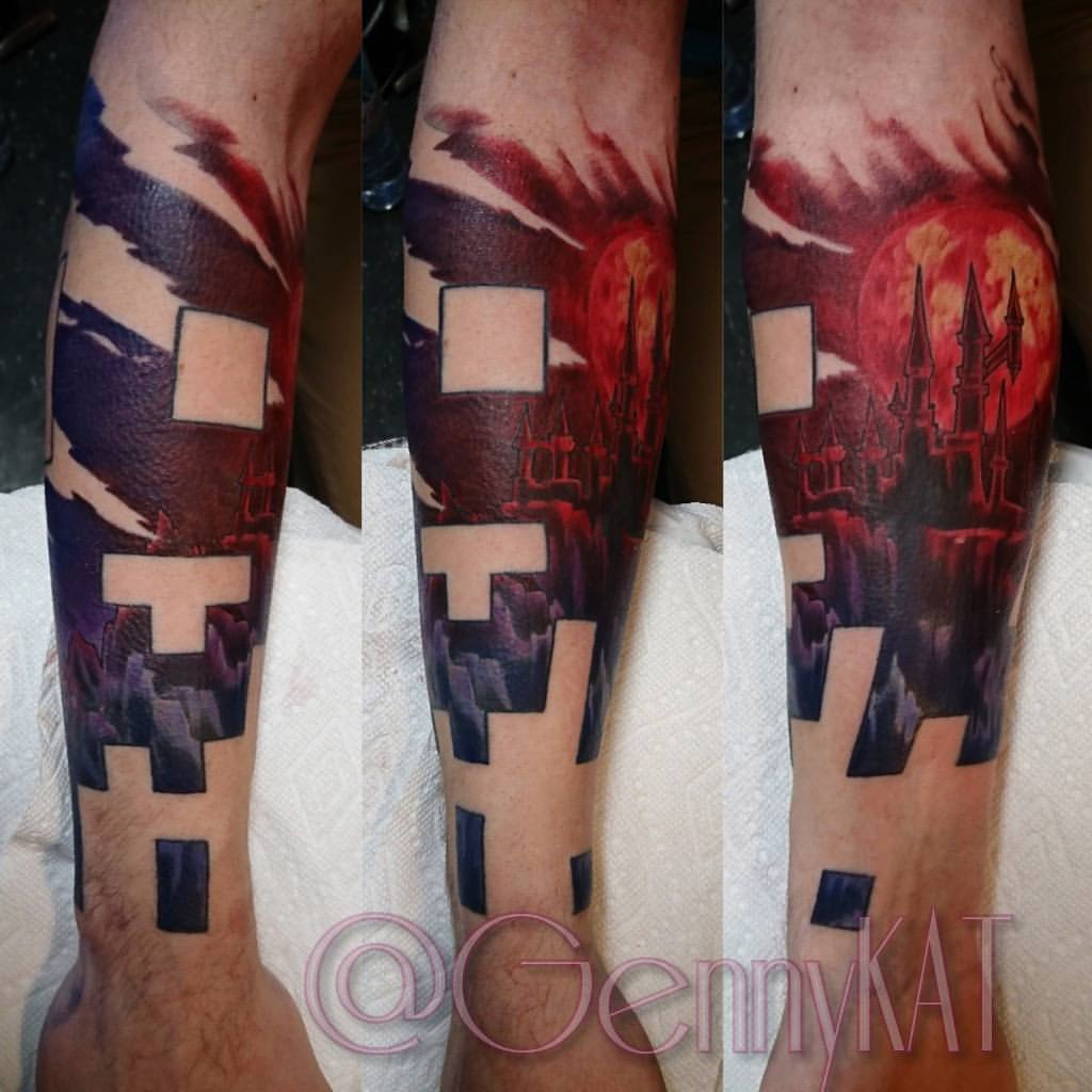 Genevieve Bethley Almost Done This Castlevania Half Sleeve The regarding size 1024 X 1024