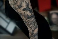 Girly Sleeve With Flowers And Hummingbird Did This Peony Styled within size 1000 X 1334