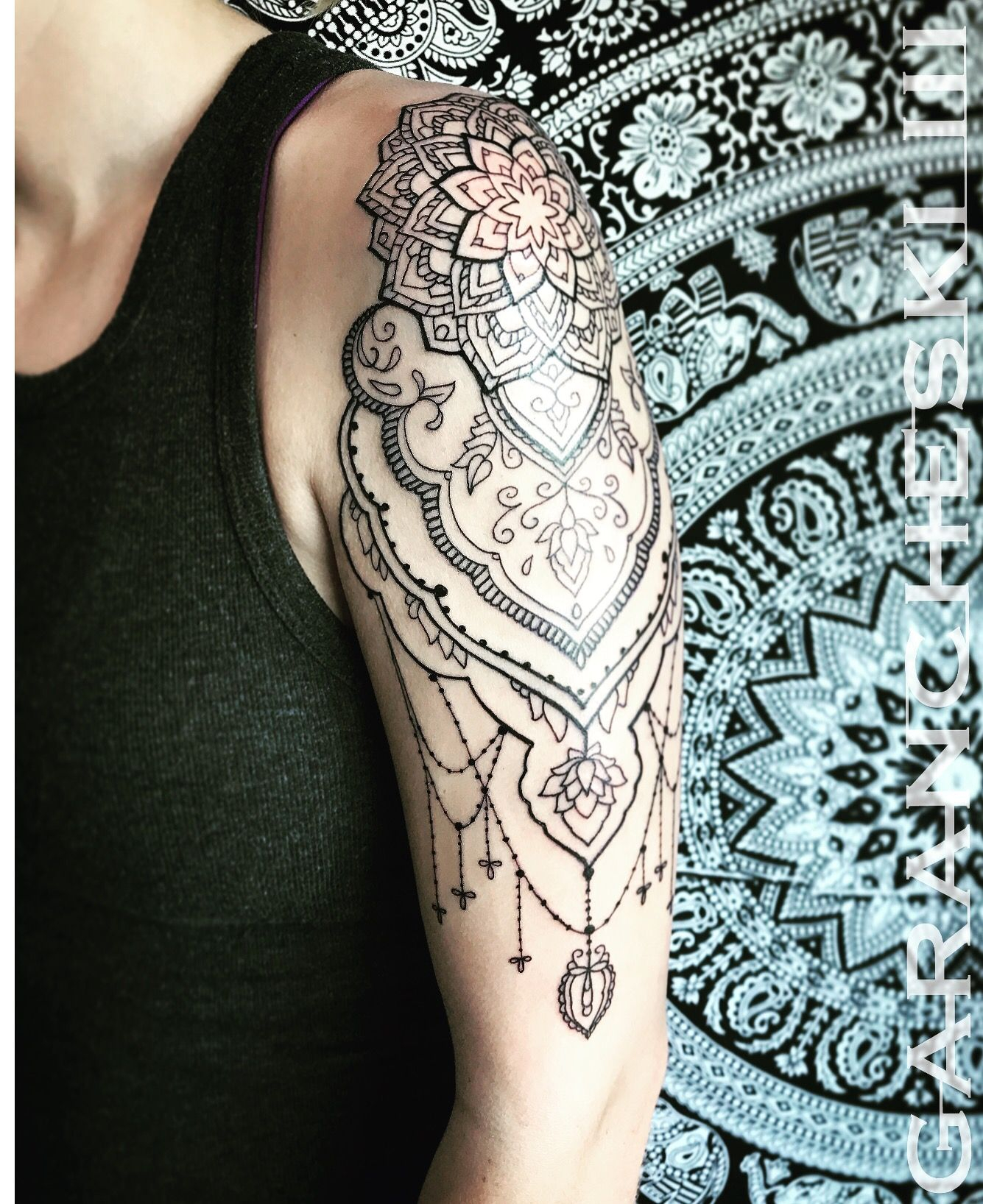 Gorgeous Mandala Half Sleeve Tattoo Piece John Garancheski Iii At with regard to proportions 1335 X 1636