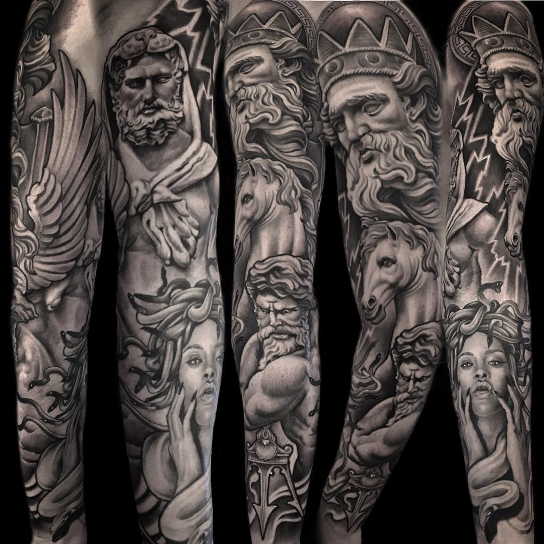 Greek Mythology Sleeve Done Me Anja Ferencic Forever Yours inside sizing 1080 X 1080