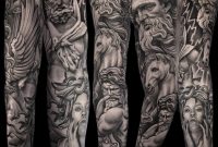 Greek Mythology Sleeve Done Me Anja Ferencic Forever Yours Tattoo intended for measurements 1080 X 1080