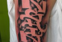 Grey Ink Graffiti Tattoo On Right Sleeve Piercing And Tattoo Art pertaining to proportions 1952 X 3264