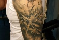 Gustave Dore Sleeve Tattoo And Archangel On Grey Ink Japanese regarding measurements 2340 X 4160