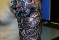 Half Arm Tattoos For Men 51 Skull Tattoos For Men And Women for size 813 X 1024