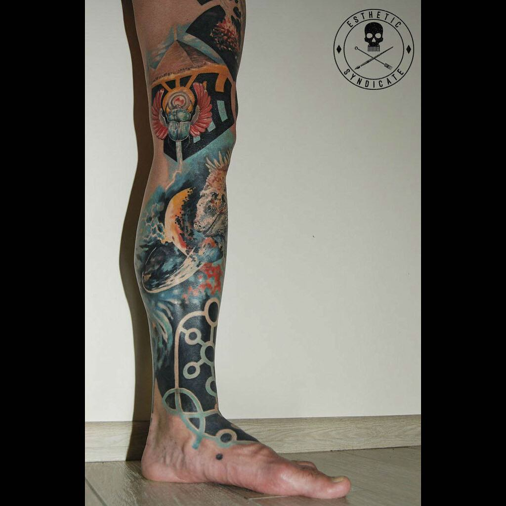 Half leg. В татуировках в полный рост. Half Calf Sleeve. Leg Sleeve Tattoo. Half Legs.