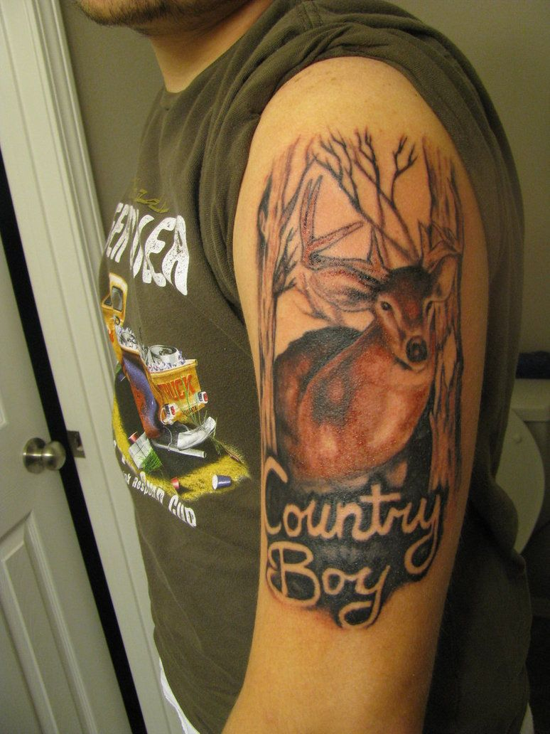 Half Sleeve Country Boy Tattoo Design 7741032 Tat Ideas in size 774 X 1032