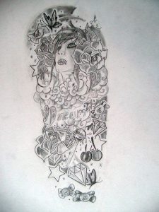 Half Sleeve Tattoo Designs For Women Sketch Google Search Half with measurements 774 X 1032