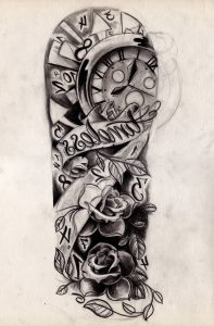 Half Sleeve Tattoo Drawing Designs At Getdrawings Free For in measurements 724 X 1102