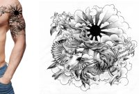 Half Sleeve Tattoo Drawing Designs At Getdrawings Free For in proportions 1920 X 1080