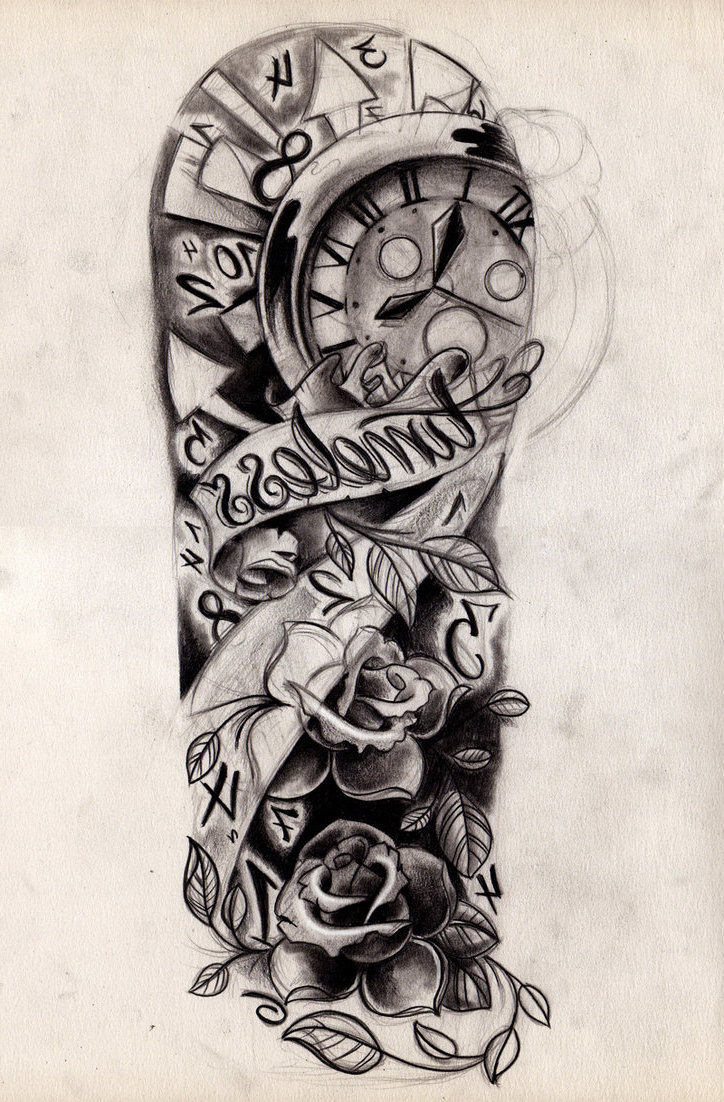 Half Sleeve Tattoo Drawing Designs At Getdrawings Free For throughout size 724 X 1102