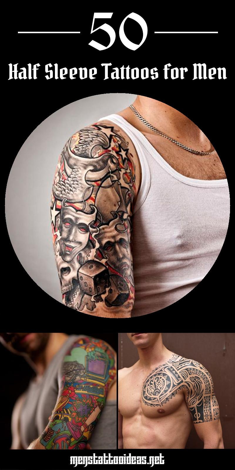 Half Sleeve Tattoos For Men Ideas And Designs For Guys intended for proportions 800 X 1600